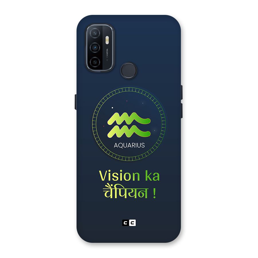 Aquarius Vision Back Case for Oppo A32