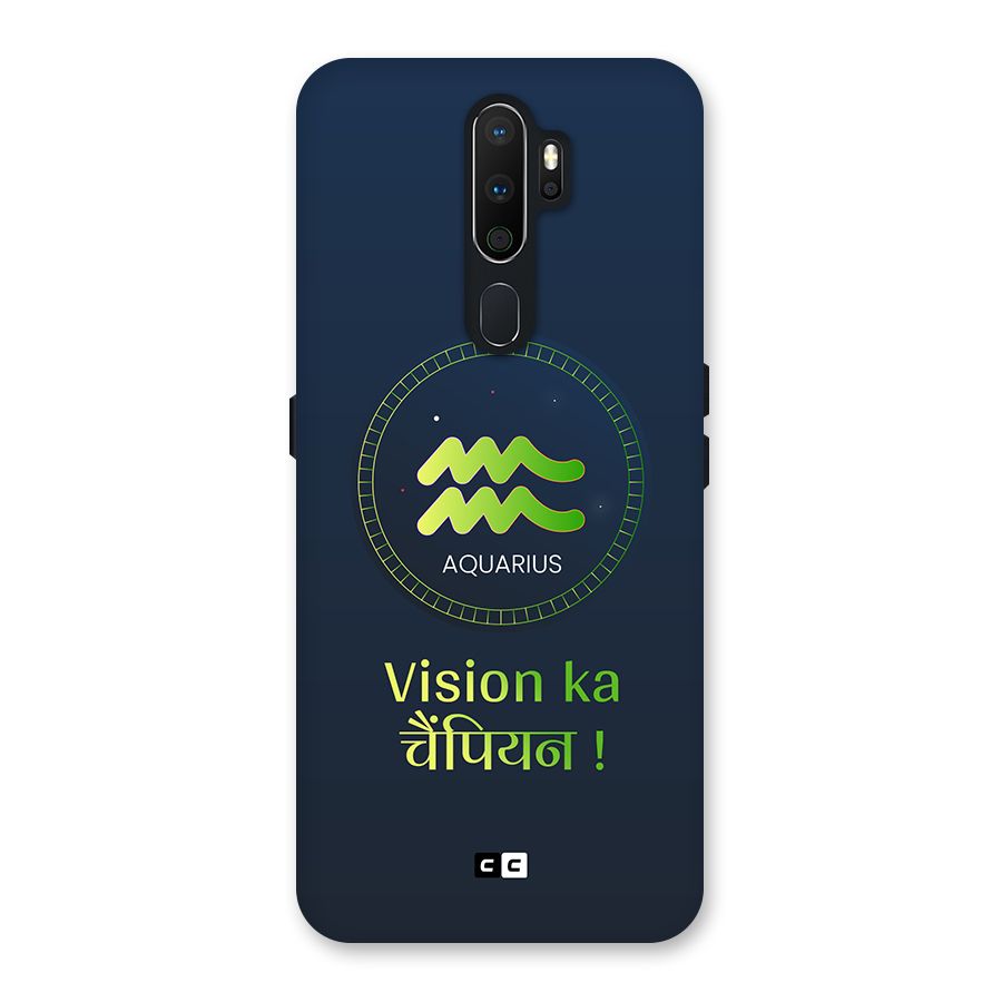 Aquarius Vision Back Case for Oppo A5 (2020)