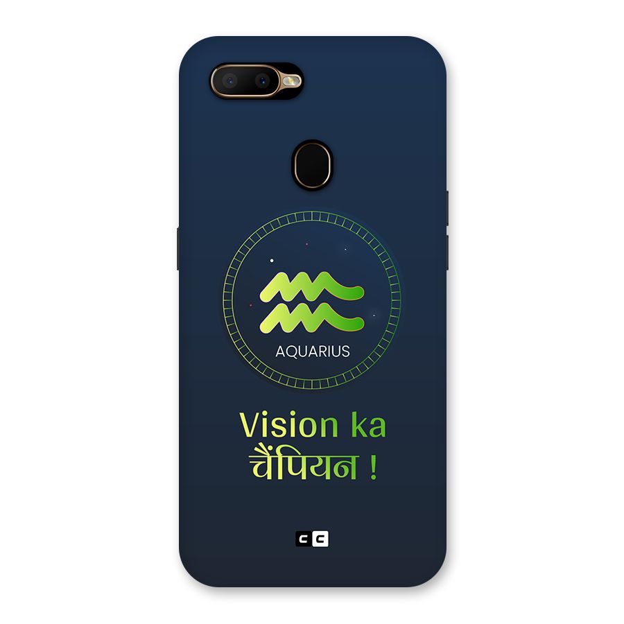 Aquarius Vision Back Case for Oppo A5s