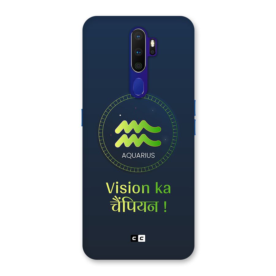 Aquarius Vision Back Case for Oppo A9 (2020)