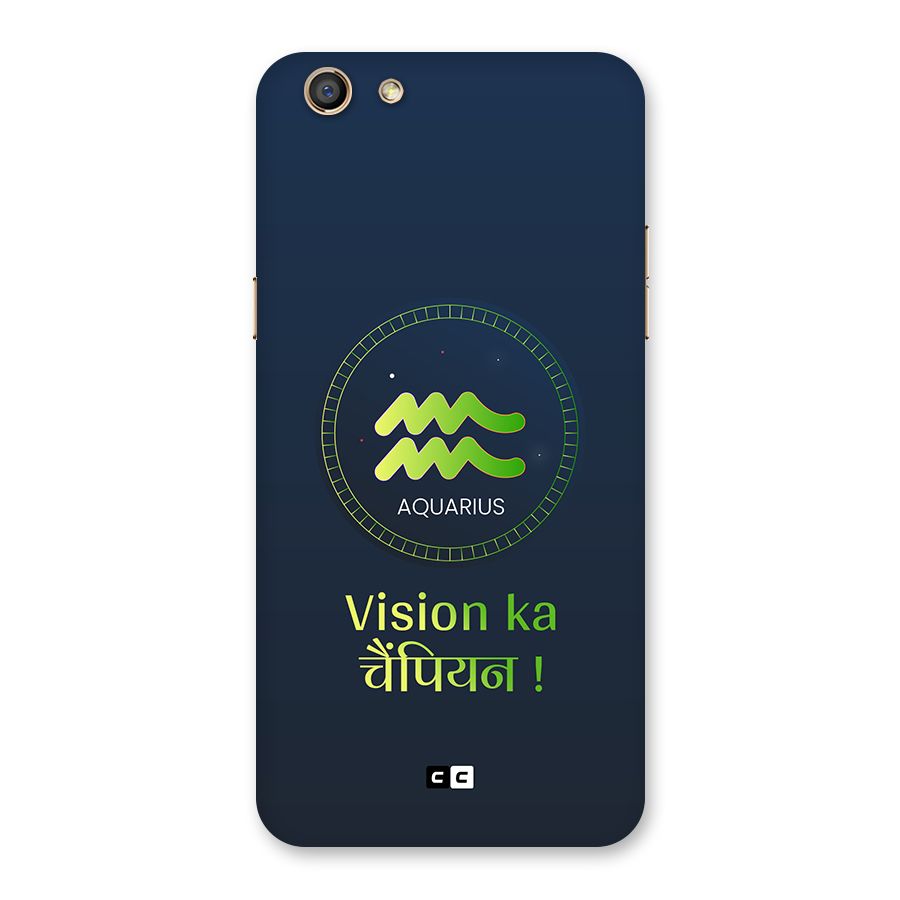 Aquarius Vision Back Case for Oppo F3