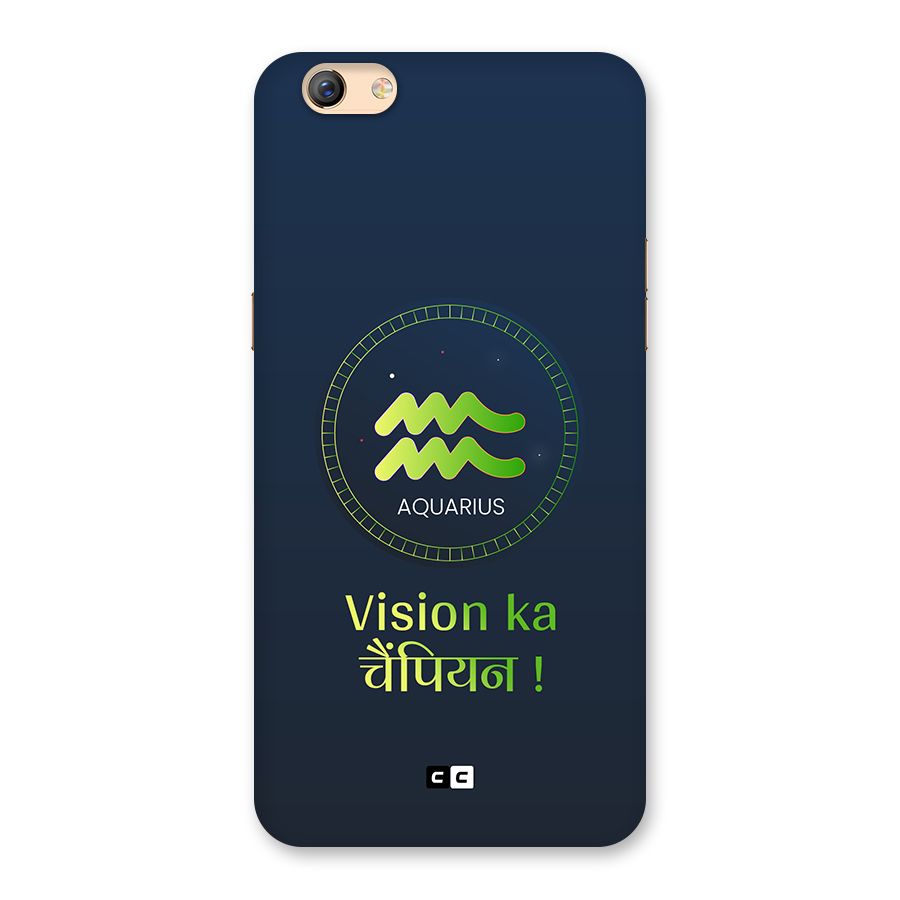 Aquarius Vision Back Case for Oppo F3 Plus