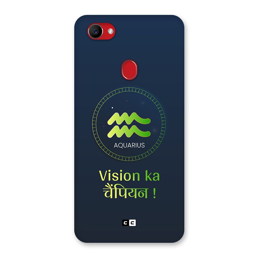 Aquarius Vision Back Case for Oppo F7