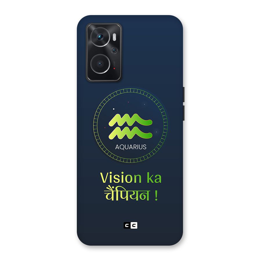 Aquarius Vision Back Case for Oppo K10 4G