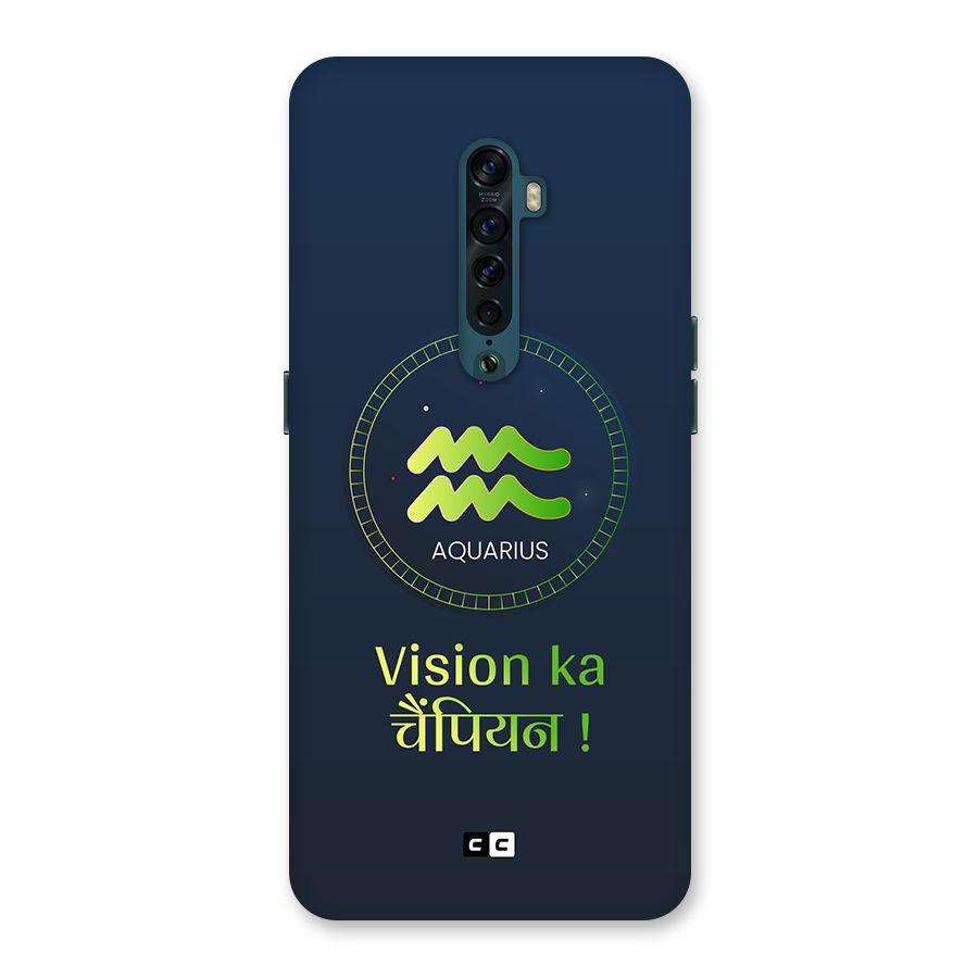 Aquarius Vision Back Case for Oppo Reno2