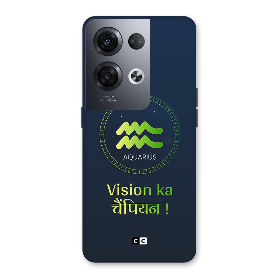 Aquarius Vision Back Case for Oppo Reno8 Pro 5G