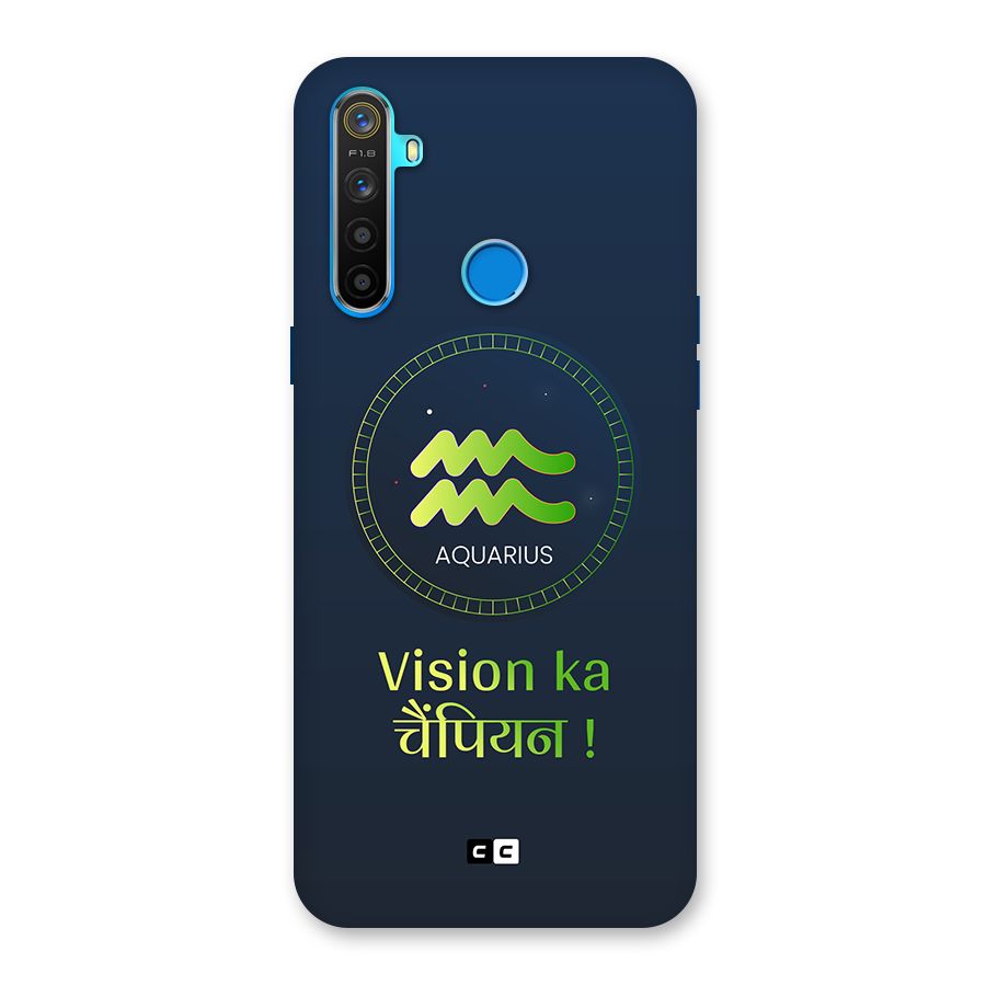 Aquarius Vision Back Case for Realme 5