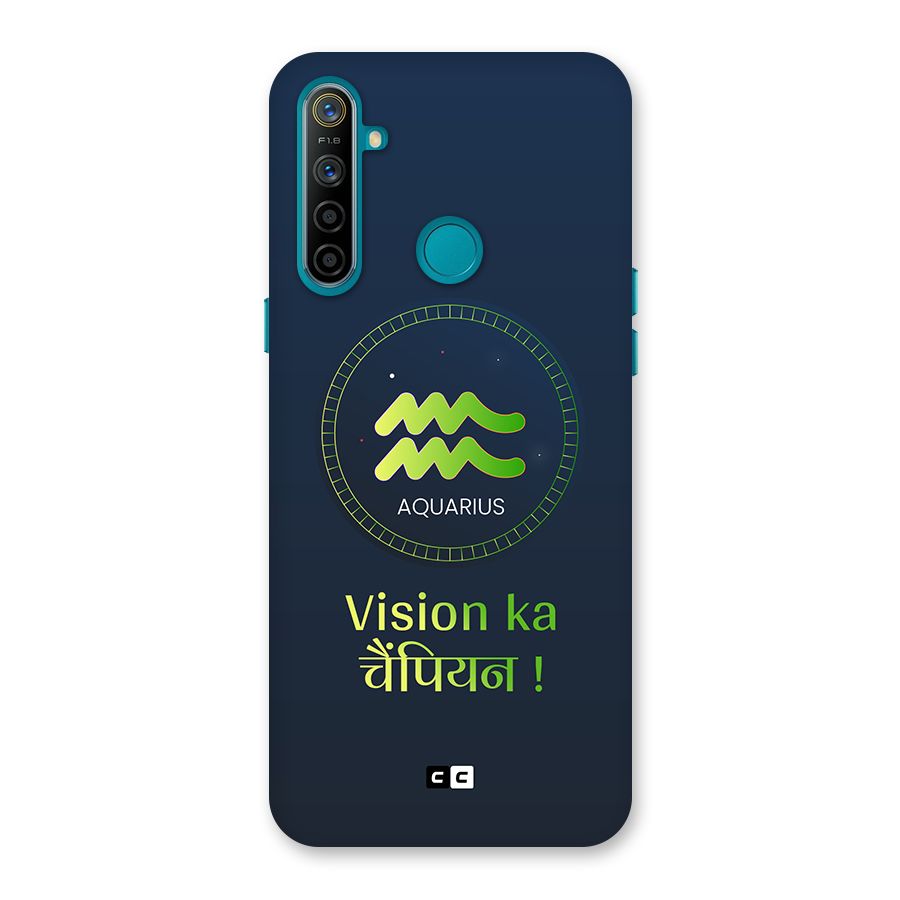Aquarius Vision Back Case for Realme 5i