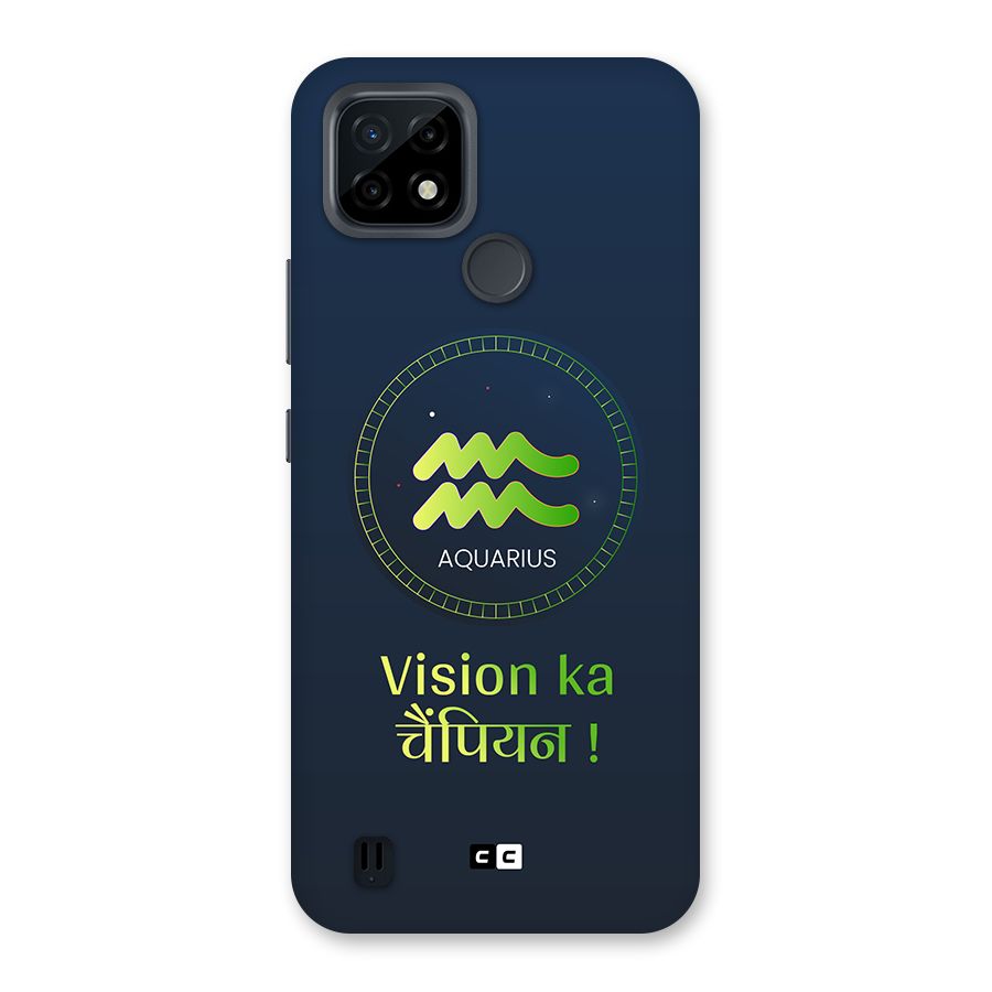 Aquarius Vision Back Case for Realme C21