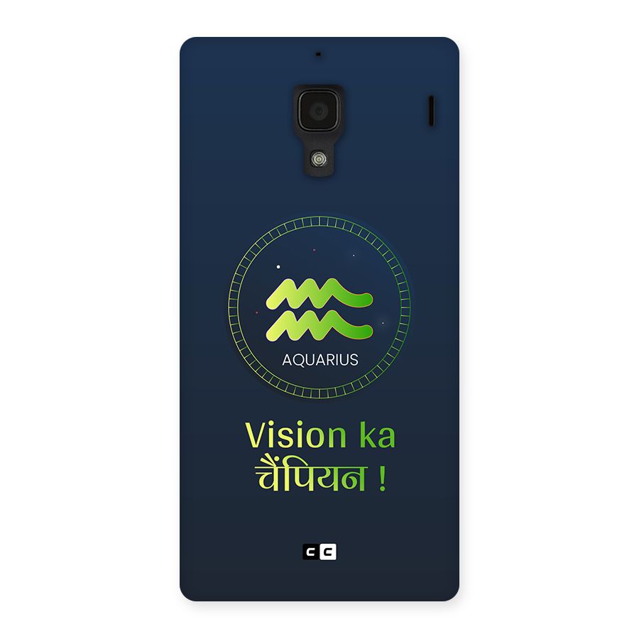 Aquarius Vision Back Case for Redmi 1s