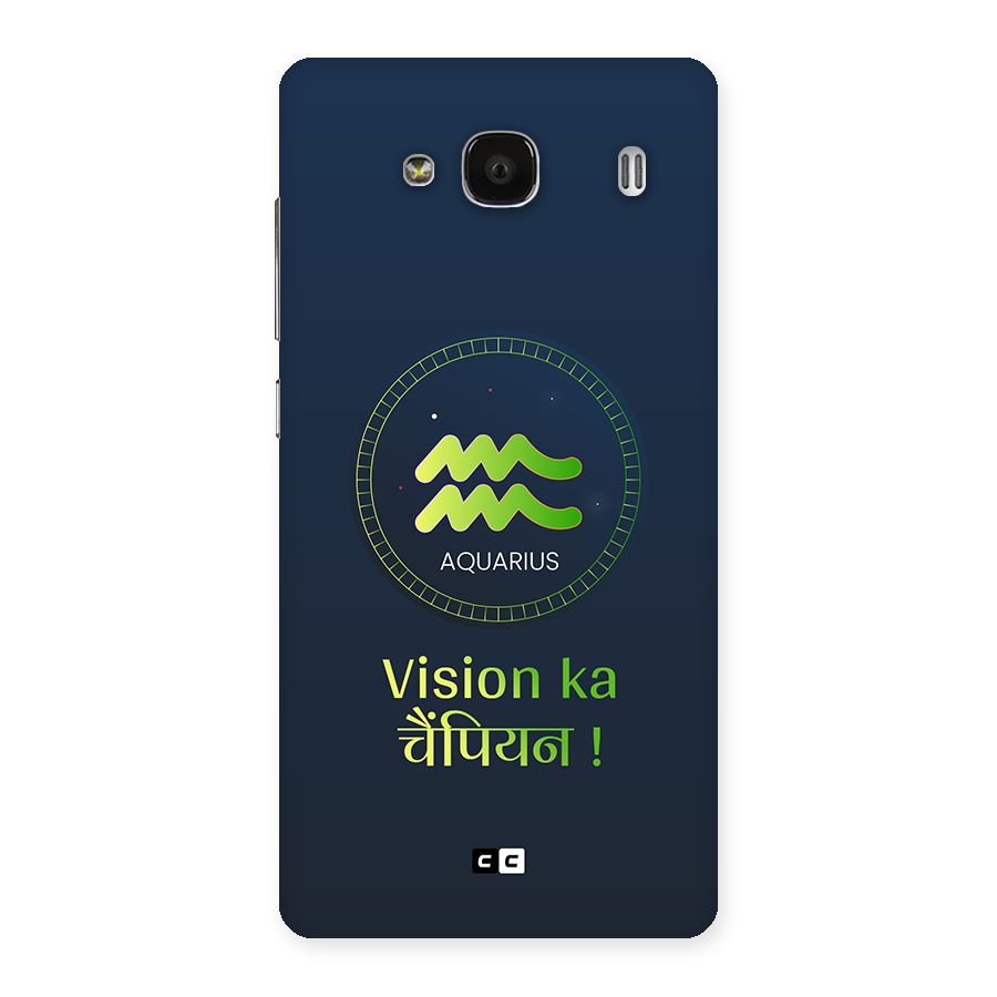 Aquarius Vision Back Case for Redmi 2