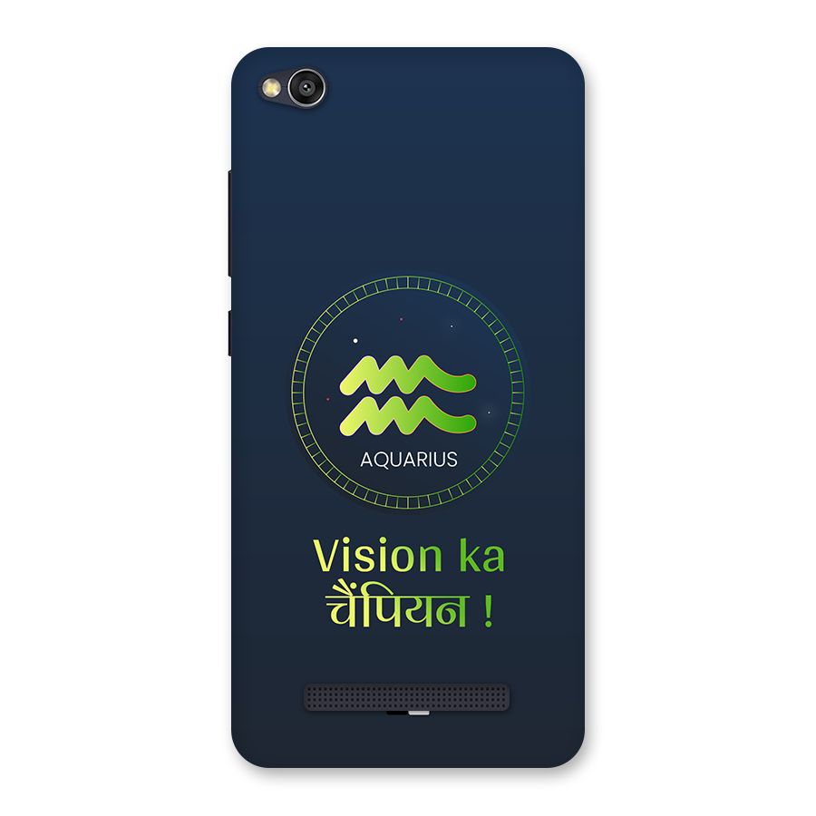 Aquarius Vision Back Case for Redmi 4A