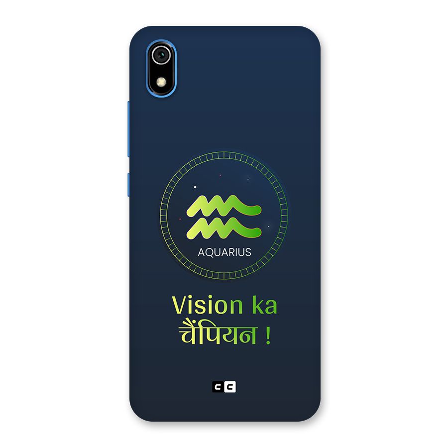 Aquarius Vision Back Case for Redmi 7A