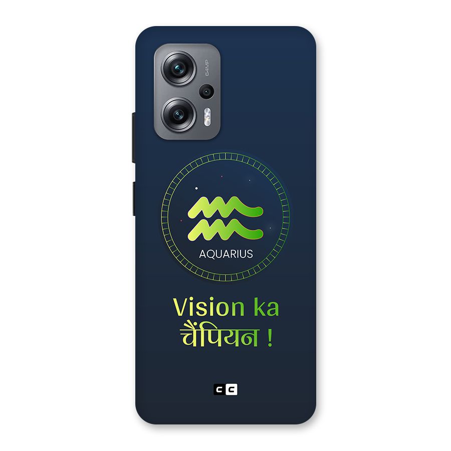 Aquarius Vision Back Case for Redmi K50i