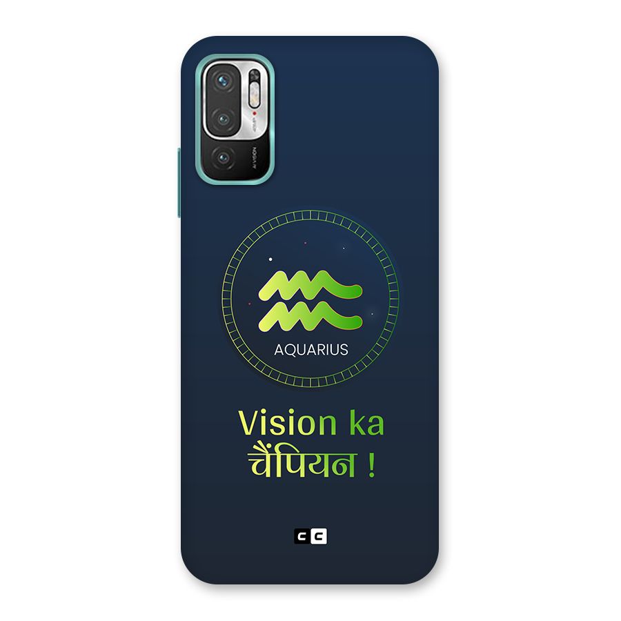 Aquarius Vision Back Case for Redmi Note 10T 5G