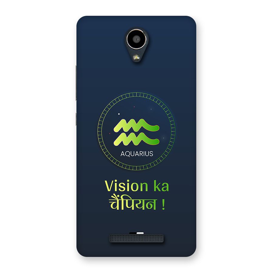 Aquarius Vision Back Case for Redmi Note 2