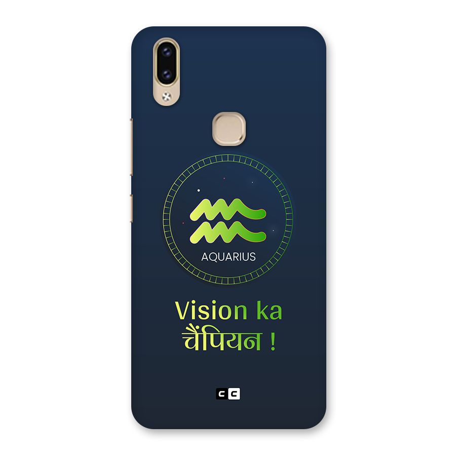Aquarius Vision Back Case for Vivo V9 Youth