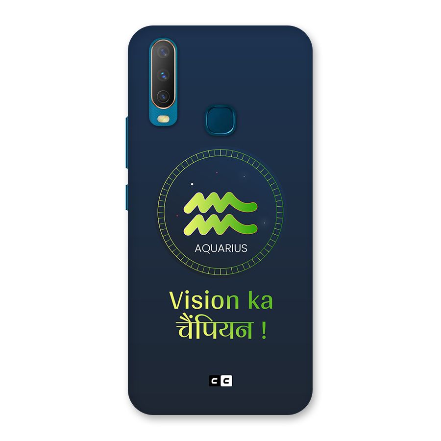 Aquarius Vision Back Case for Vivo Y11