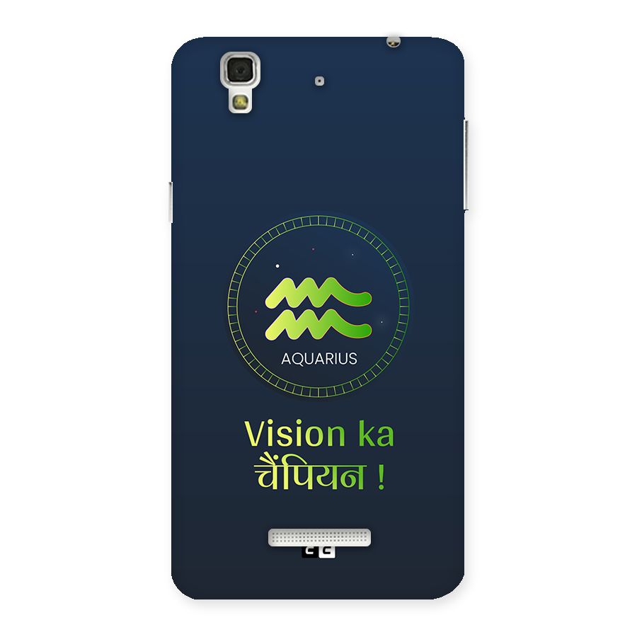 Aquarius Vision Back Case for YU Yureka Plus