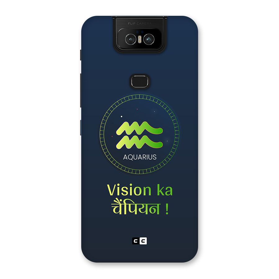 Aquarius Vision Back Case for Zenfone 6z