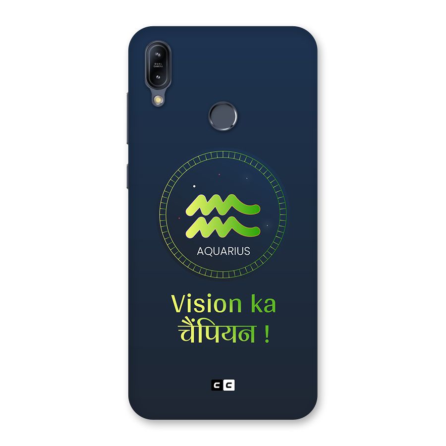 Aquarius Vision Back Case for Zenfone Max M2