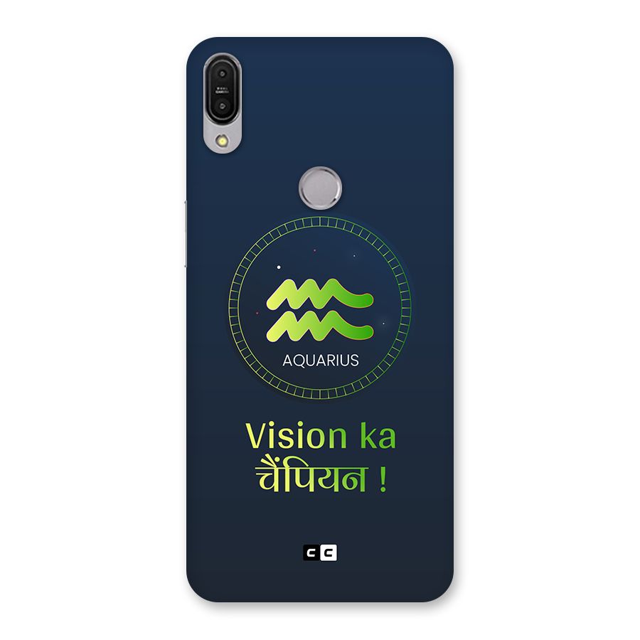 Aquarius Vision Back Case for Zenfone Max Pro M1
