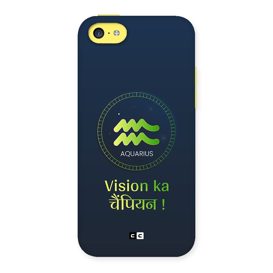 Aquarius Vision Back Case for iPhone 5C