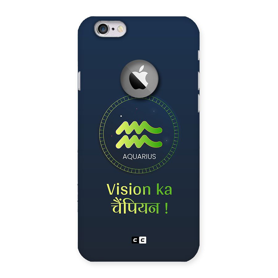 Aquarius Vision Back Case for iPhone 6 Logo Cut