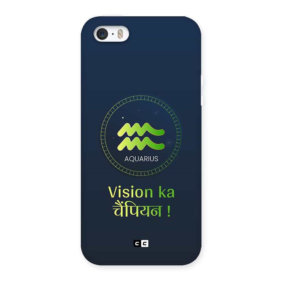 Aquarius Vision Back Case for iPhone SE 2016