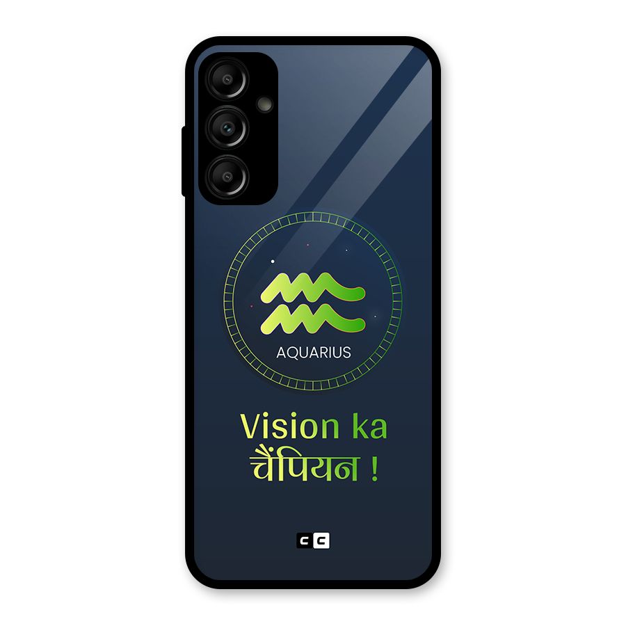 Aquarius Vision Glass Back Case for Galaxy A14 5G