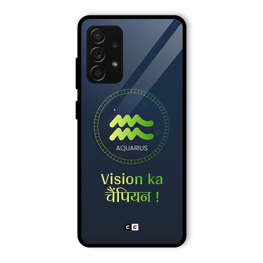 Aquarius Vision Glass Back Case for Galaxy A53 5G