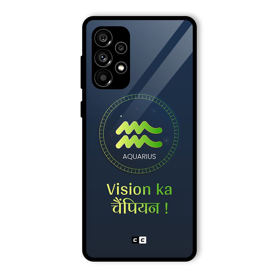 Aquarius Vision Glass Back Case for Galaxy A73 5G