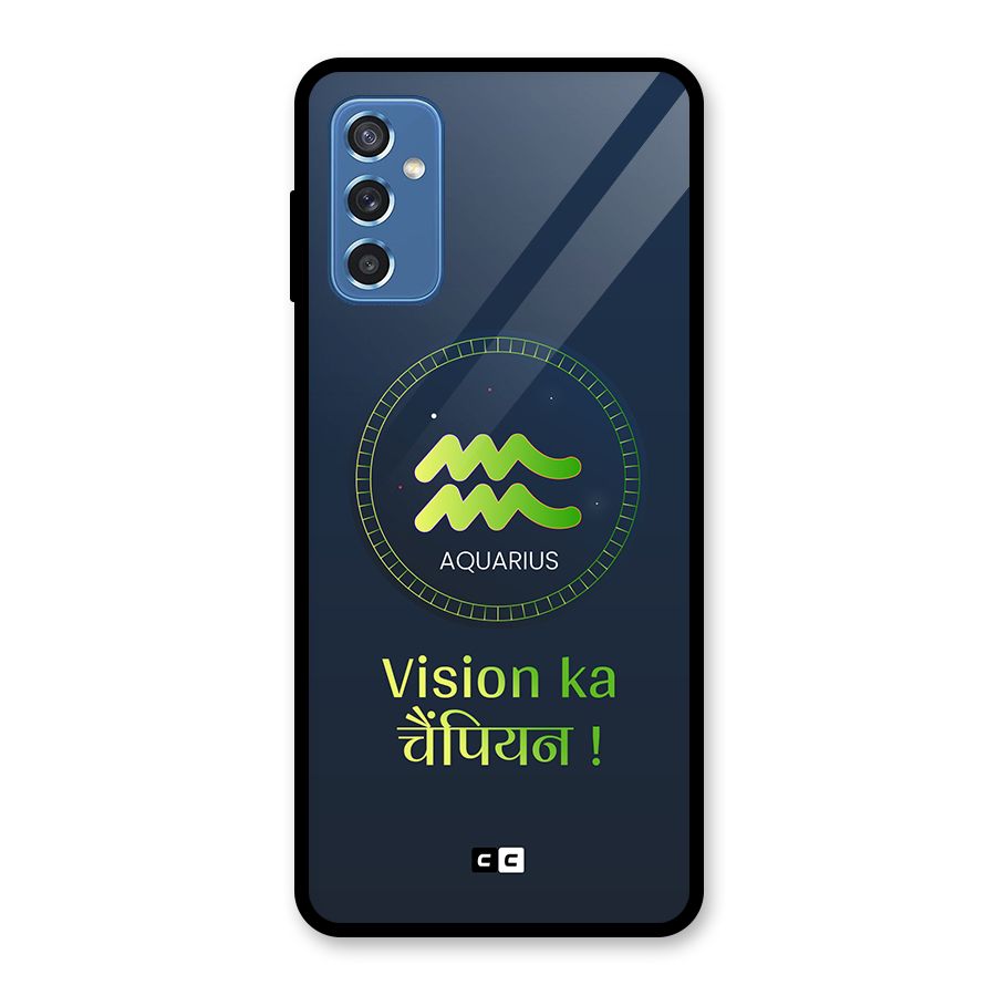 Aquarius Vision Glass Back Case for Galaxy M52 5G