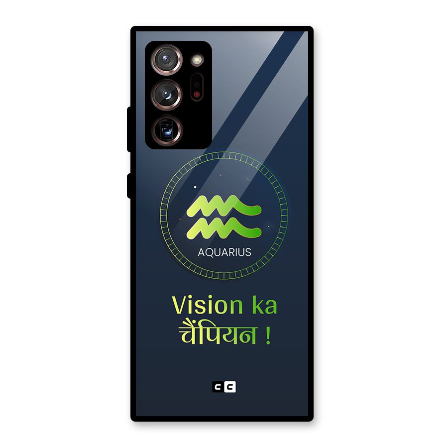 Aquarius Vision Glass Back Case for Galaxy Note 20 Ultra 5G