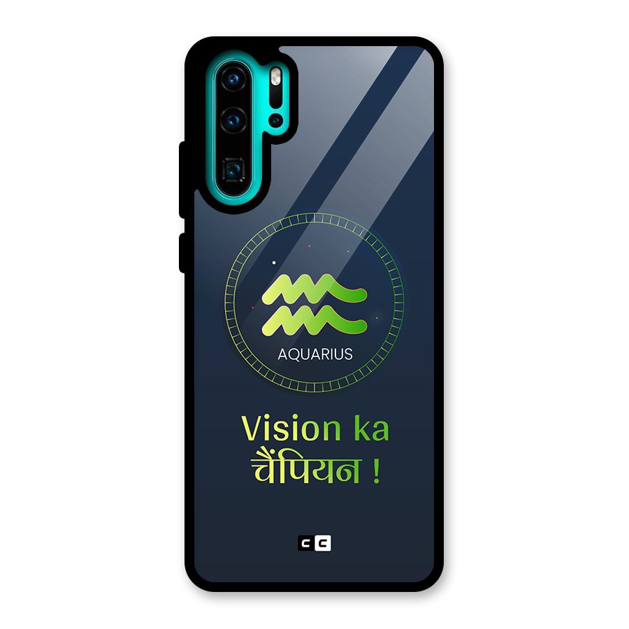 Aquarius Vision Glass Back Case for Huawei P30 Pro