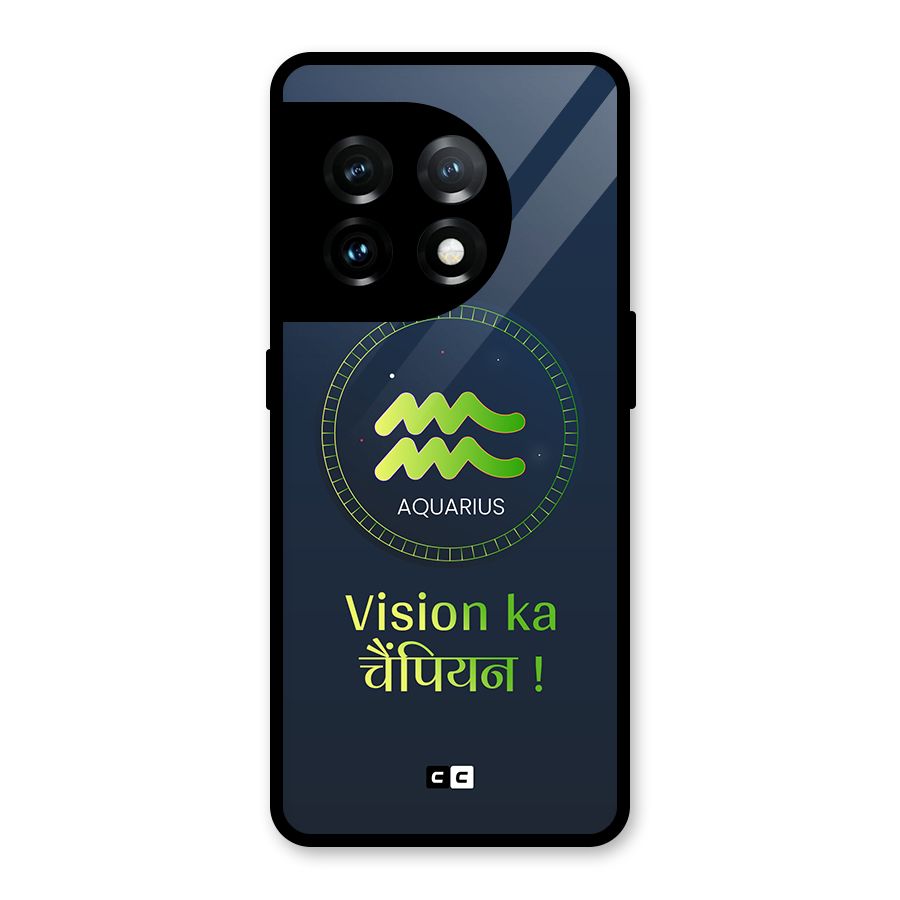 Aquarius Vision Glass Back Case for OnePlus 11