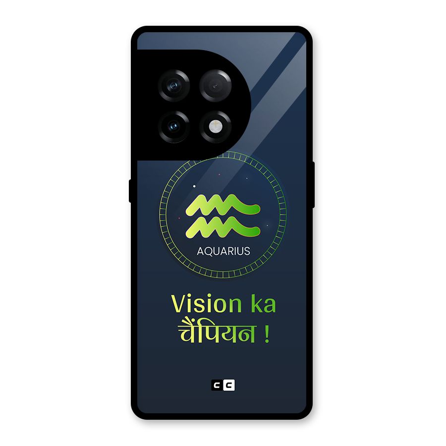 Aquarius Vision Glass Back Case for OnePlus 11R