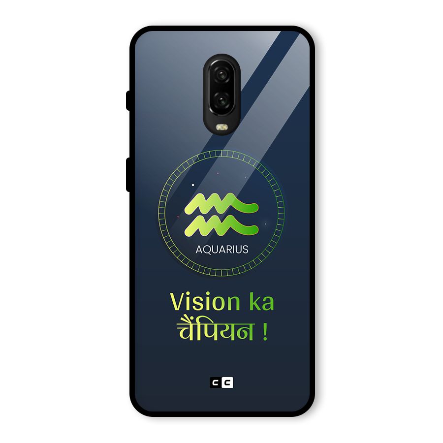 Aquarius Vision Glass Back Case for OnePlus 6T