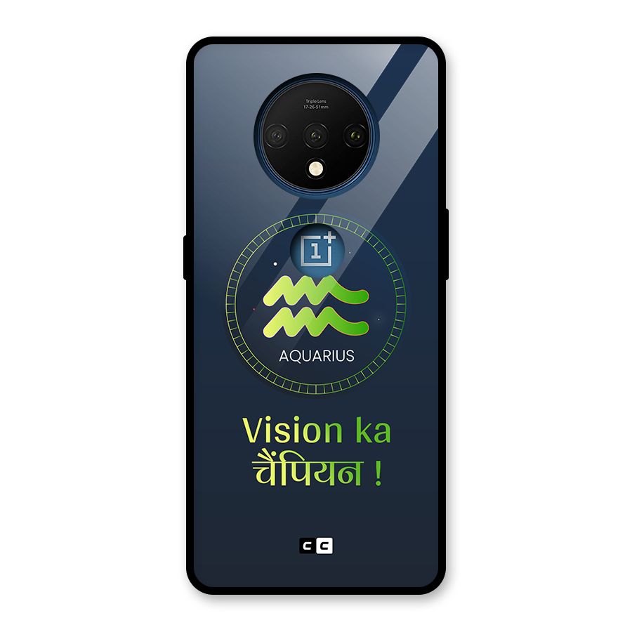 Aquarius Vision Glass Back Case for OnePlus 7T