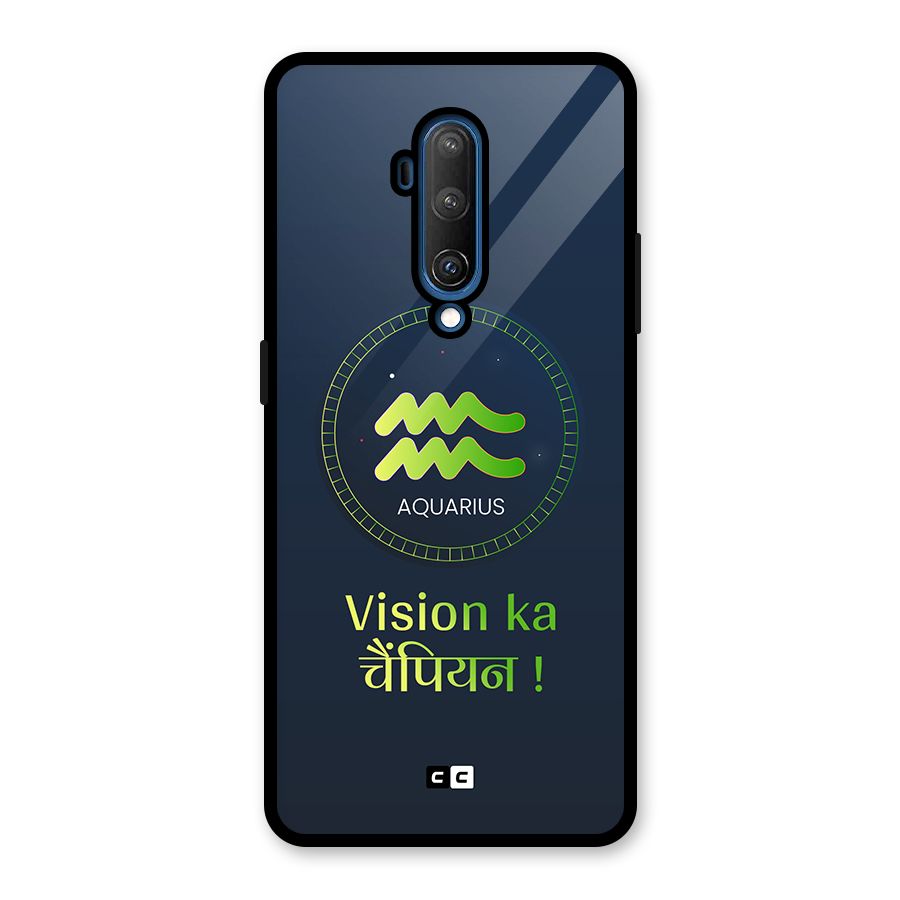 Aquarius Vision Glass Back Case for OnePlus 7T Pro