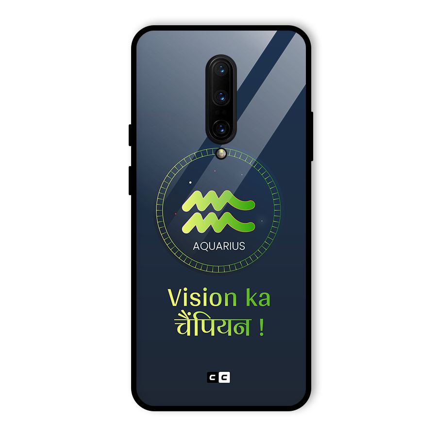 Aquarius Vision Glass Back Case for OnePlus 7 Pro