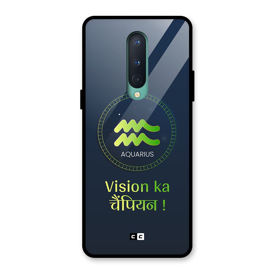 Aquarius Vision Glass Back Case for OnePlus 8