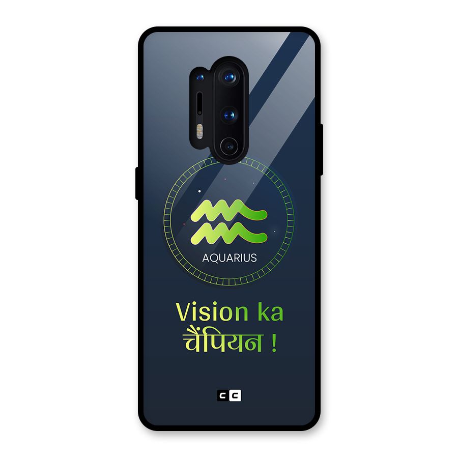Aquarius Vision Glass Back Case for OnePlus 8 Pro