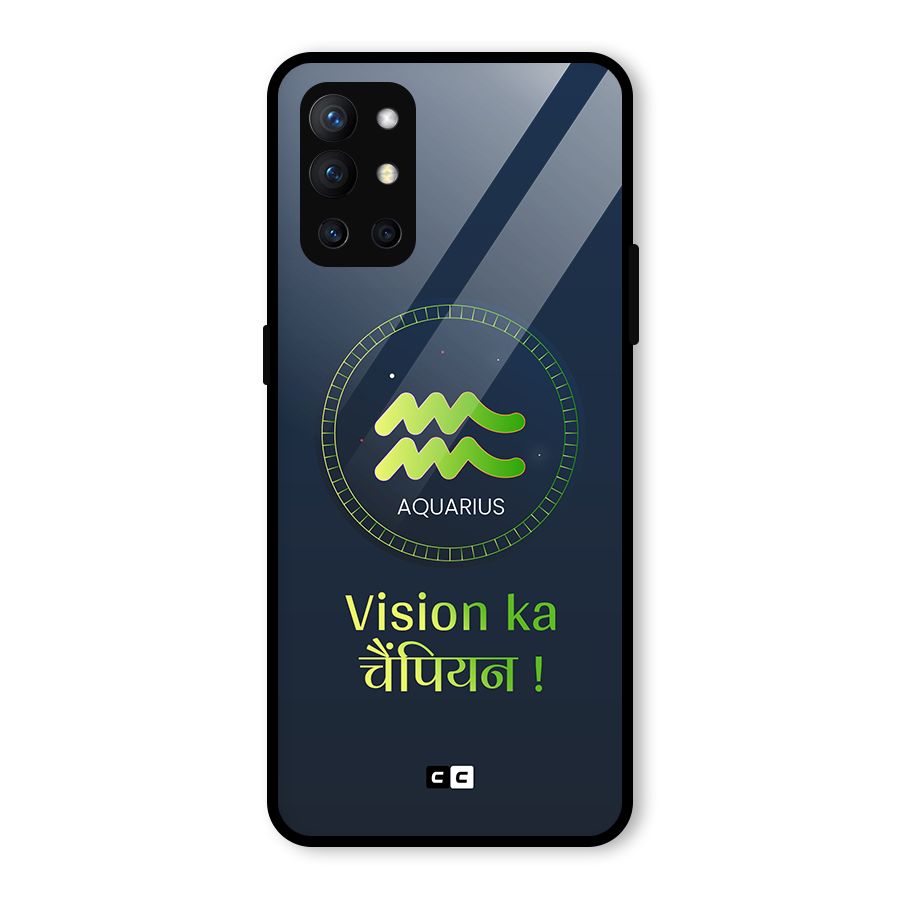 Aquarius Vision Glass Back Case for OnePlus 9R
