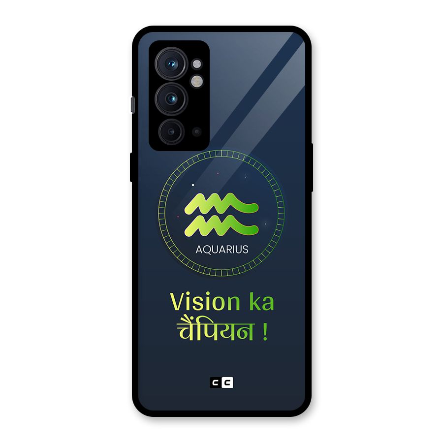 Aquarius Vision Glass Back Case for OnePlus 9RT 5G