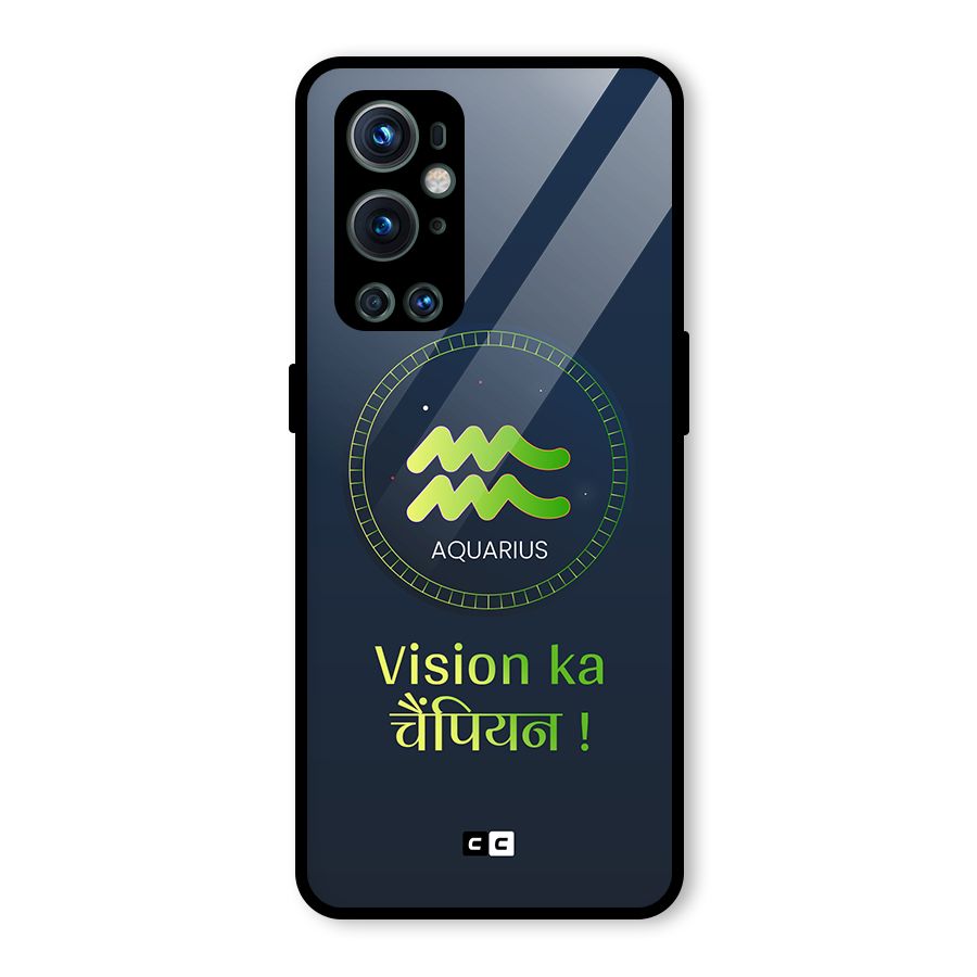 Aquarius Vision Glass Back Case for OnePlus 9 Pro