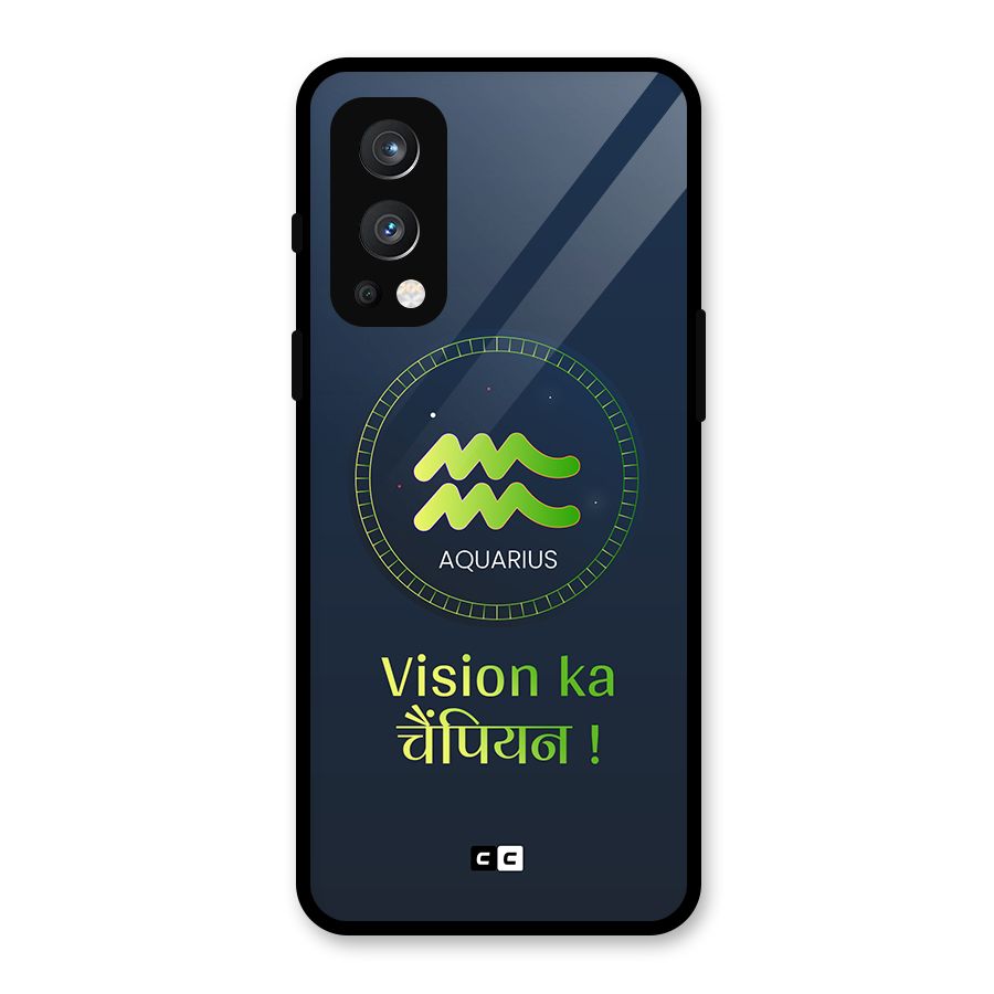 Aquarius Vision Glass Back Case for OnePlus Nord 2 5G