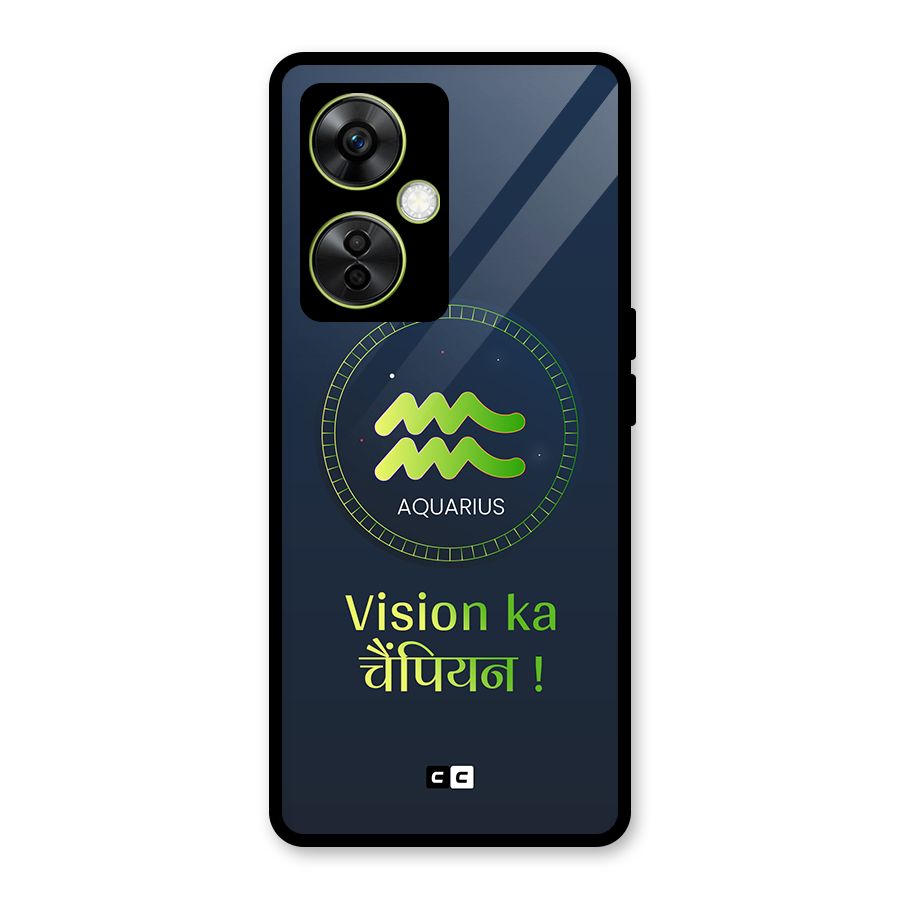 Aquarius Vision Glass Back Case for OnePlus Nord CE 3 Lite