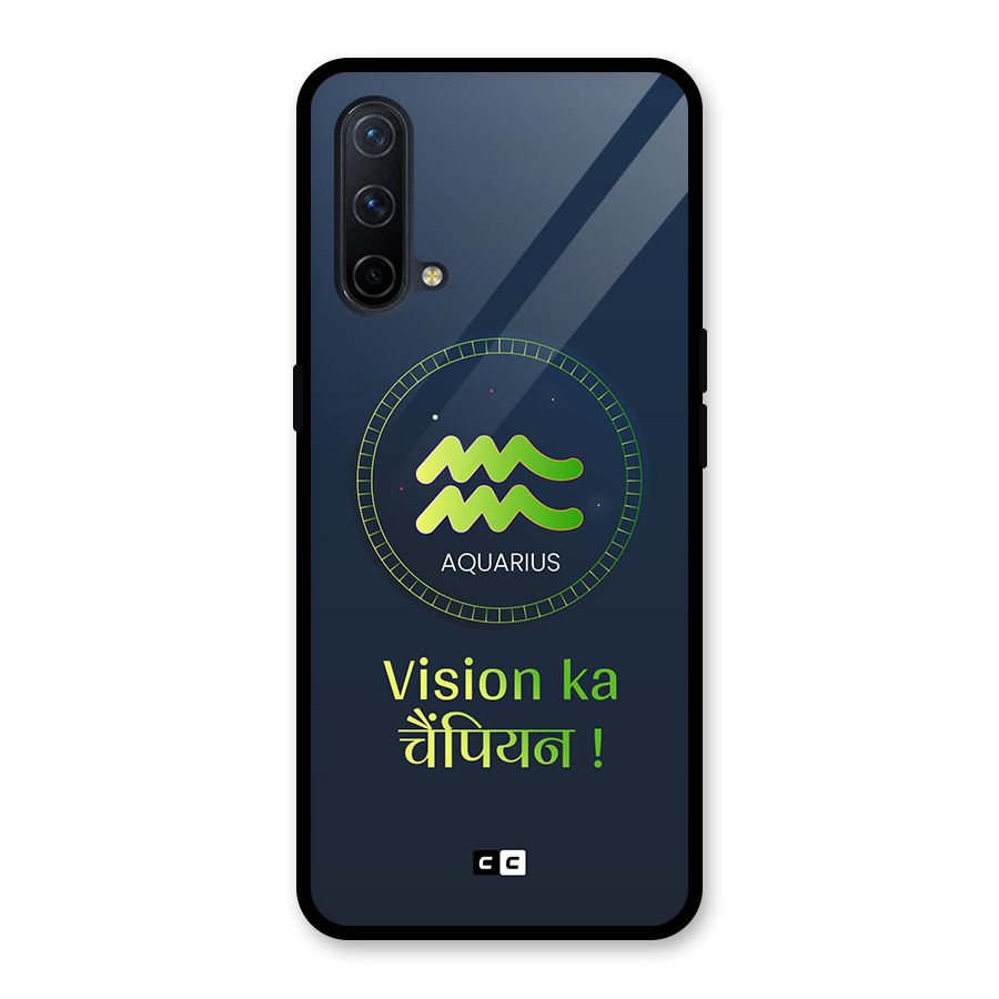 Aquarius Vision Glass Back Case for OnePlus Nord CE 5G