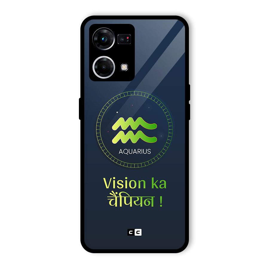 Aquarius Vision Glass Back Case for Oppo F21s Pro 4G